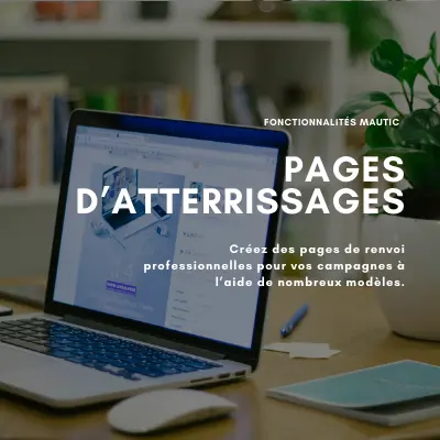 Mautic - Pages d'attérissages