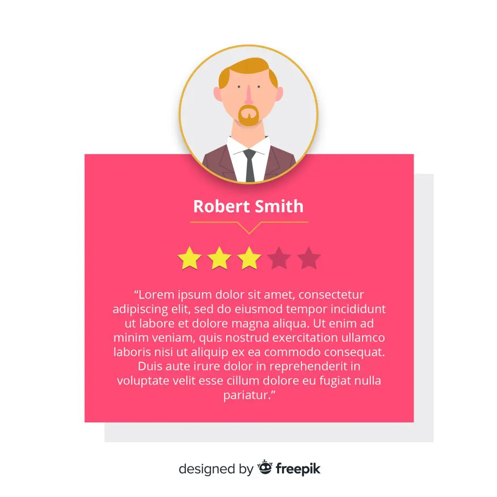Visuel avis clients